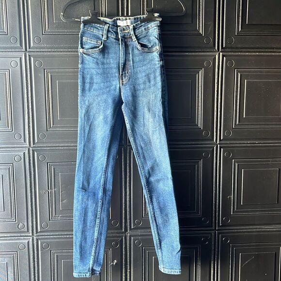 Zara Blue Skinny  jeans - Picture 1 of 3